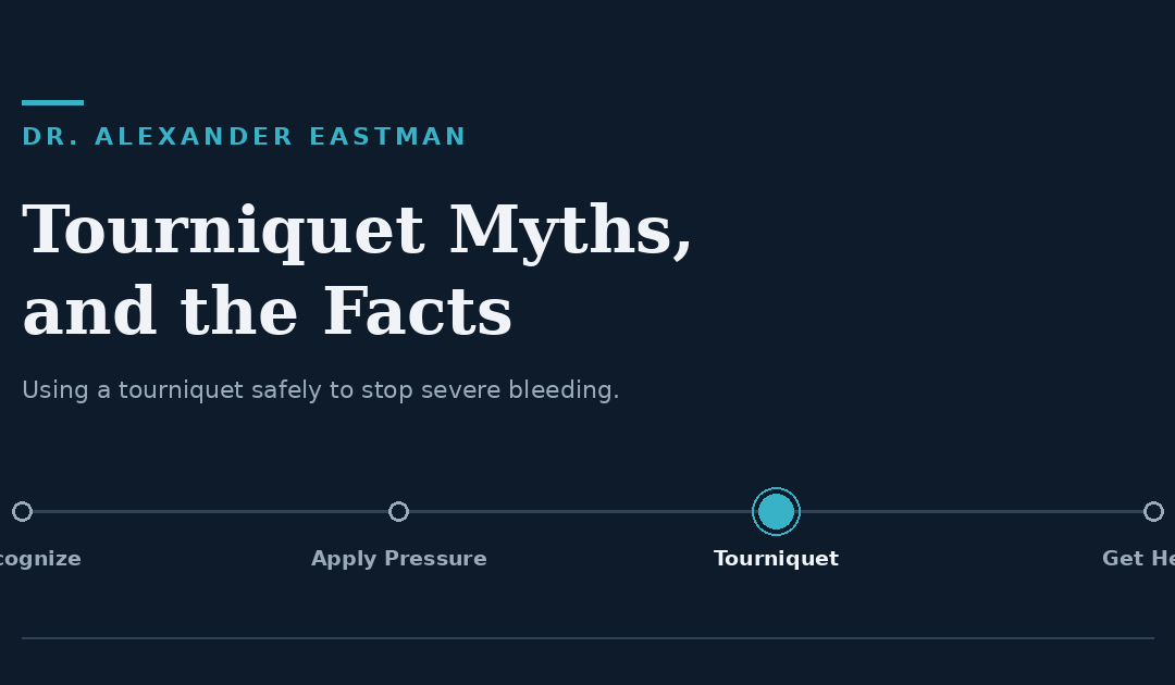 Tourniquet Myths and Safe Use in Everyday Emergencies